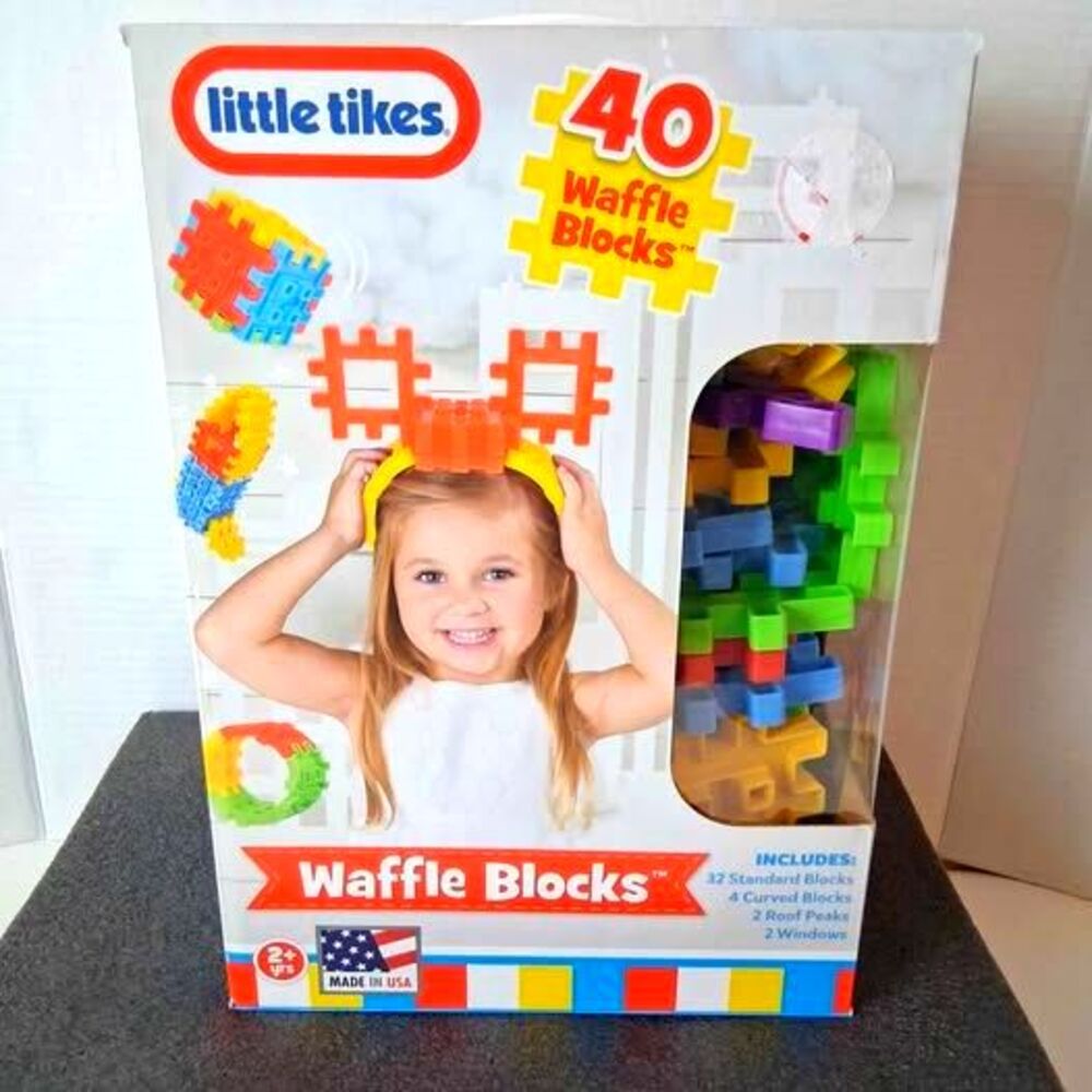 Little Tikes Waffle Blocks 40 Piece Box
